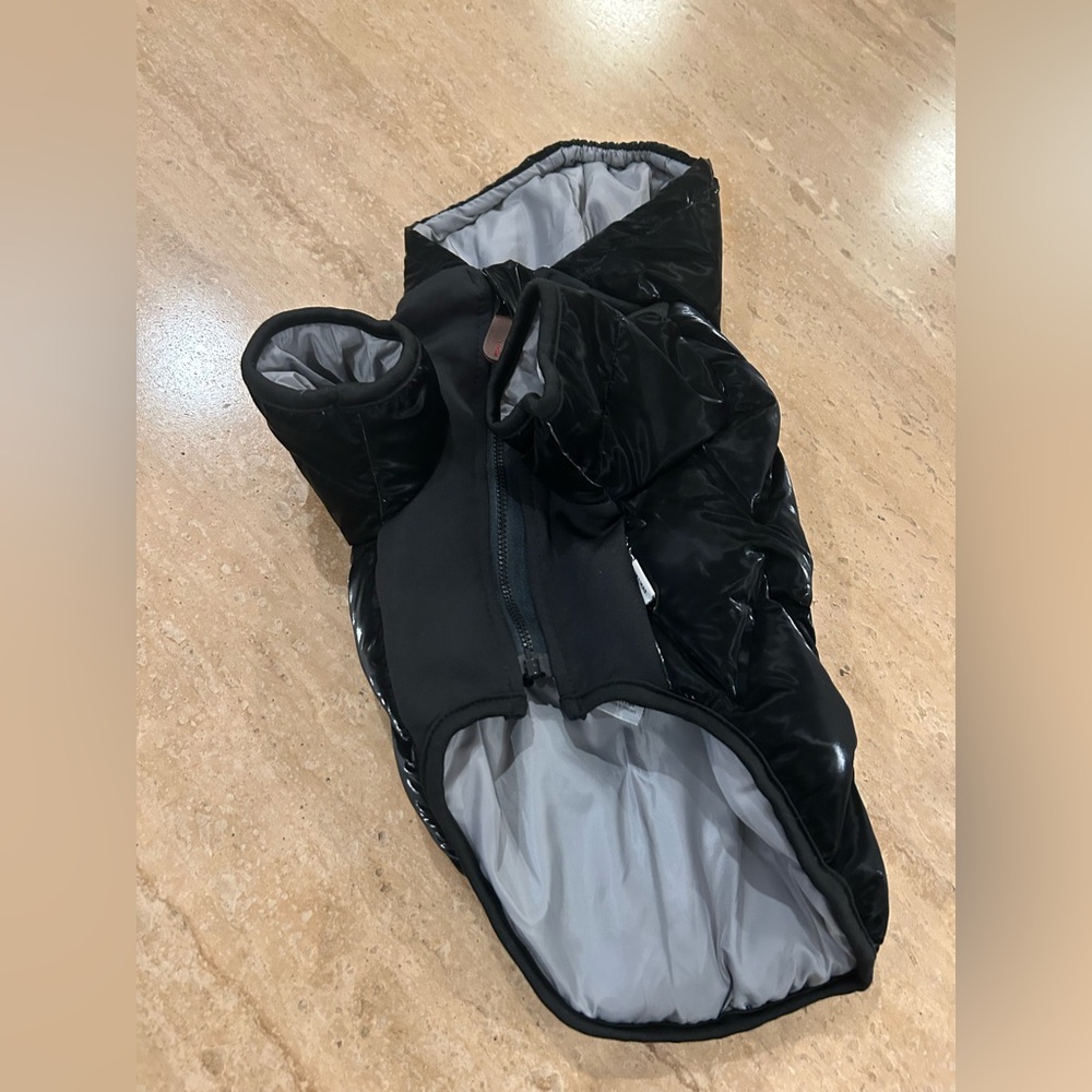 Reddy Black Puffer Dog Jacket